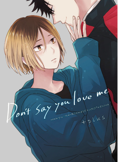 Don't say you love me
