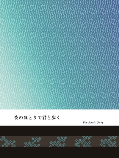 夜のほとりで君と歩く