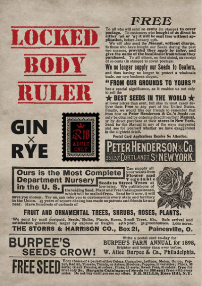 LOCKED BODY RULER