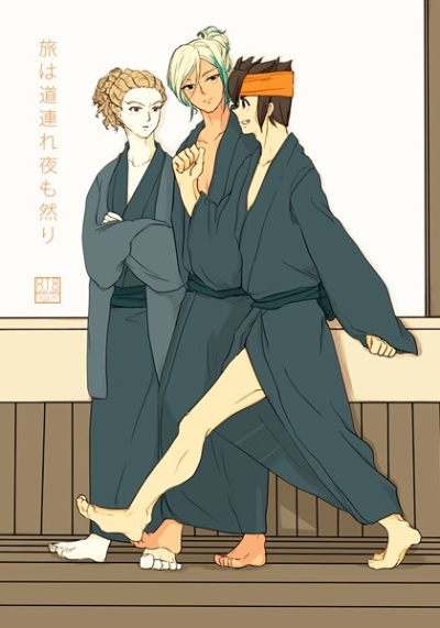 旅は道連れ夜も然り