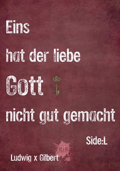 Eins hat der liebe Gott nicht gut gemacht Side:L