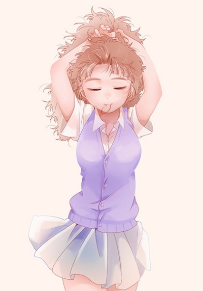 暁のポニーテール