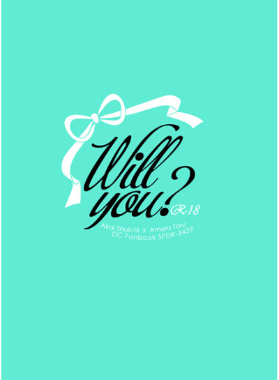 will you?