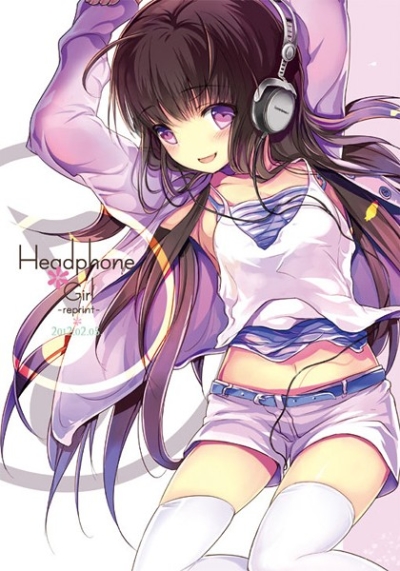 Headphone Girl Reprint